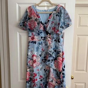 Adrianna Papell Light Blue Dress